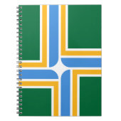 Flagge von Portland (Oregon) Notizblock (Vorderseite)