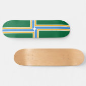 Flagge von Portland (Oregon) Skateboard (Horizontal)