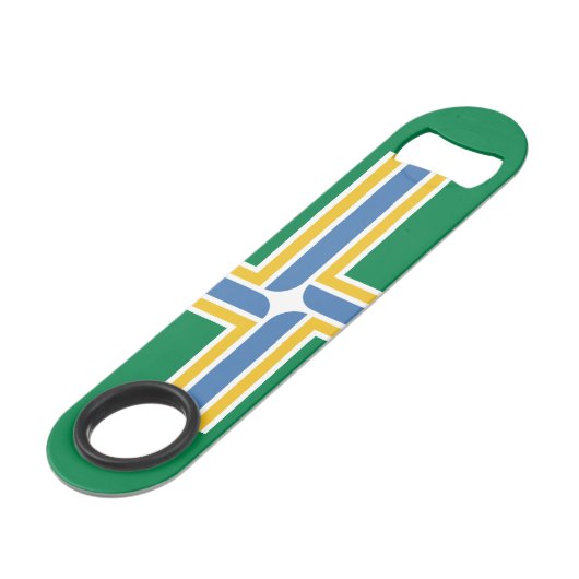 Flagge von Portland, Oregon Speed Bottle Opener Speed Flaschenöffner (Vorderseite Schrägansicht)