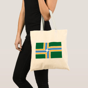 Flagge von Portland (Oregon) Tragetasche