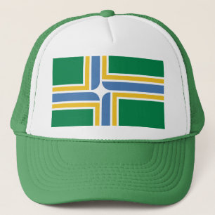 Flagge von Portland, Oregon Trucker Hat Truckerkappe