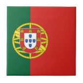 Flagge von Portugal Fliese (Vorderseite)