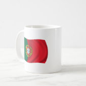 Flagge von Portugal Kaffeetasse (Vorderseite Links)