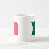 Flagge von Portugal Kaffeetasse (Mittel)