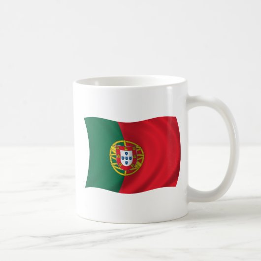 Flagge von Portugal Kaffeetasse (Rechts)