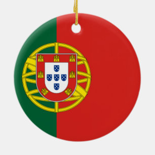 Flagge von Portugal Keramikornament