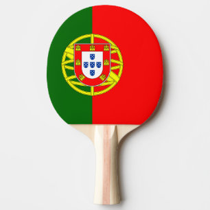 Flagge von Portugal-Klingeln Pong Paddel Tischtennis Schläger