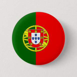 Flagge von Portugal-Knopf Button