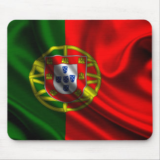 Flagge von Portugal, portugiesische Flagge Mousepad