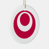 Flagge von Präfektur Okinawa Keramikornament (Rechts)
