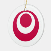 Flagge von Präfektur Okinawa Keramikornament (Links)