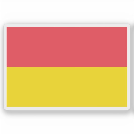 Flagge von Pretoria, Republik Südafrika Aufkleber (Vorderseite)