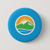 Flagge von Provo, Utah Button (Vorderseite)