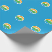 Flagge von Provo, Utah Geschenkpapier (Ecke)