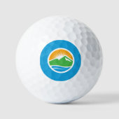 Flagge von Provo, Utah Golfball (Vorderseite)