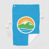 Flagge von Provo, Utah Golfhandtuch (Insitu)