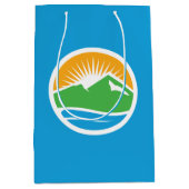 Flagge von Provo, Utah Mittlere Geschenktüte (Vorderseite)