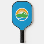 Flagge von Provo, Utah Pickleball Schläger (Vorderseite)