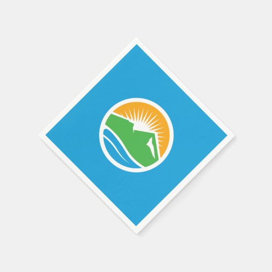 Flagge von Provo, Utah Serviette (Ecke)