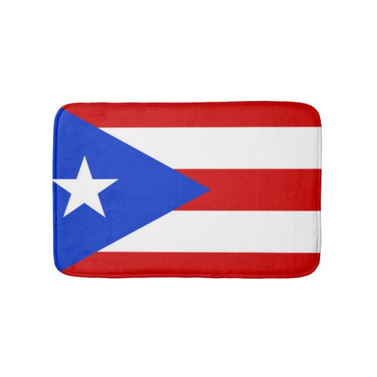 Flagge von Puerto Rico Badematte (Vorderseite)