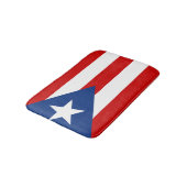 Flagge von Puerto Rico Badematte (Schrägansicht)
