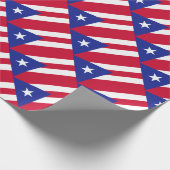 Flagge von Puerto- Rico - Banderade Puerto Rico Geschenkpapier (Ecke)