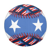 Flagge von Puerto Rico Baseball (Rückseite)