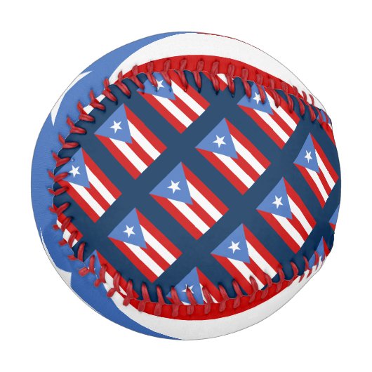Flagge von Puerto Rico Baseball (Vorderseite Links)