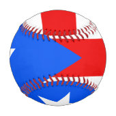 Flagge von Puerto Rico Baseball (Rückseite)