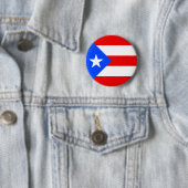 Flagge von Puerto Rico Button (Beispiel)