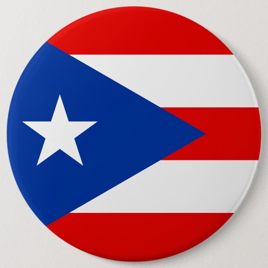 Flagge von Puerto Rico Button (Vorderseite)