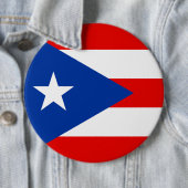 Flagge von Puerto Rico Button (Beispiel)