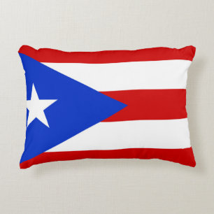 Flagge von Puerto Rico Dekokissen
