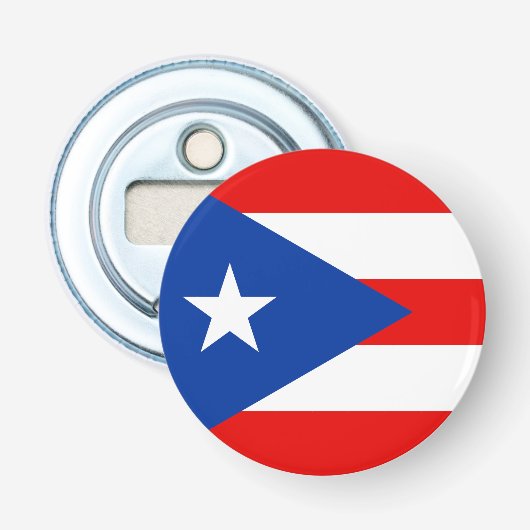 Flagge von Puerto Rico Flaschenöffner (Vorderseite)