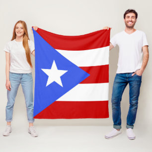 Flagge von Puerto Rico Fleecedecke