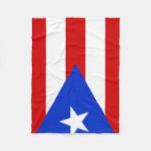 Flagge von Puerto Rico Fleecedecke (Vorderseite)