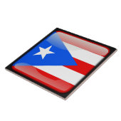 Flagge von Puerto Rico Fliese (Seite)