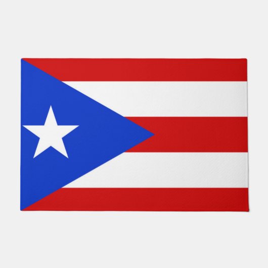 Flagge von Puerto Rico Fußmatte (Vorderseite)
