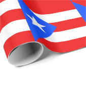 Flagge von Puerto Rico Geschenkpapier (Rolleneckpunkt)