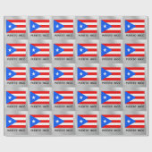 Flagge von Puerto Rico Geschenkpapier (Flach)