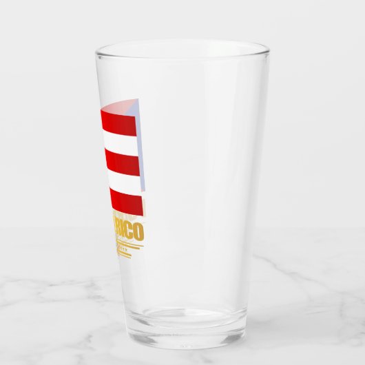 Flagge von Puerto Rico Glas (Links)