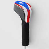 Flagge von Puerto Rico Golf Headcover (angewinkelt)
