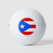 Flagge von Puerto Rico Golfball (Vorderseite)