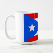 Flagge von Puerto Rico Kaffeetasse (Links)
