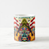 Flagge von Puerto Rico Kaffeetasse (Mittel)