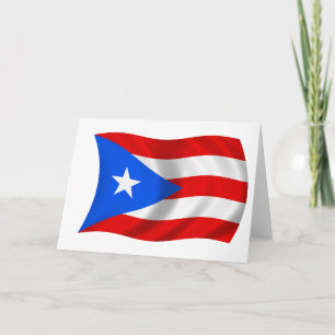 Flagge von Puerto Rico Karte
