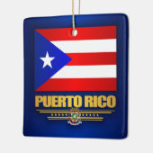 Flagge von Puerto Rico Keramikornament (Links)