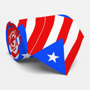 Flagge von Puerto Rico Krawatte