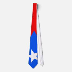 Flagge von Puerto Rico Krawatte