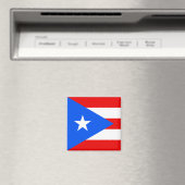 Flagge von Puerto Rico Magnet (In Situ (Geschirrspüler))